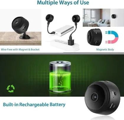 Mini cctv WiFi HD Wireless Portable Device Security Camera with Night Vision